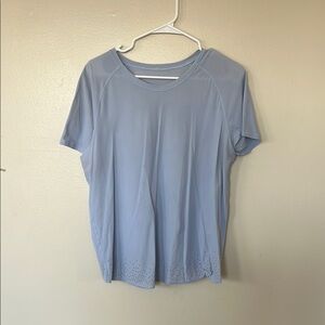 Lululemon Athletica Blue Short Sleeve Shirt